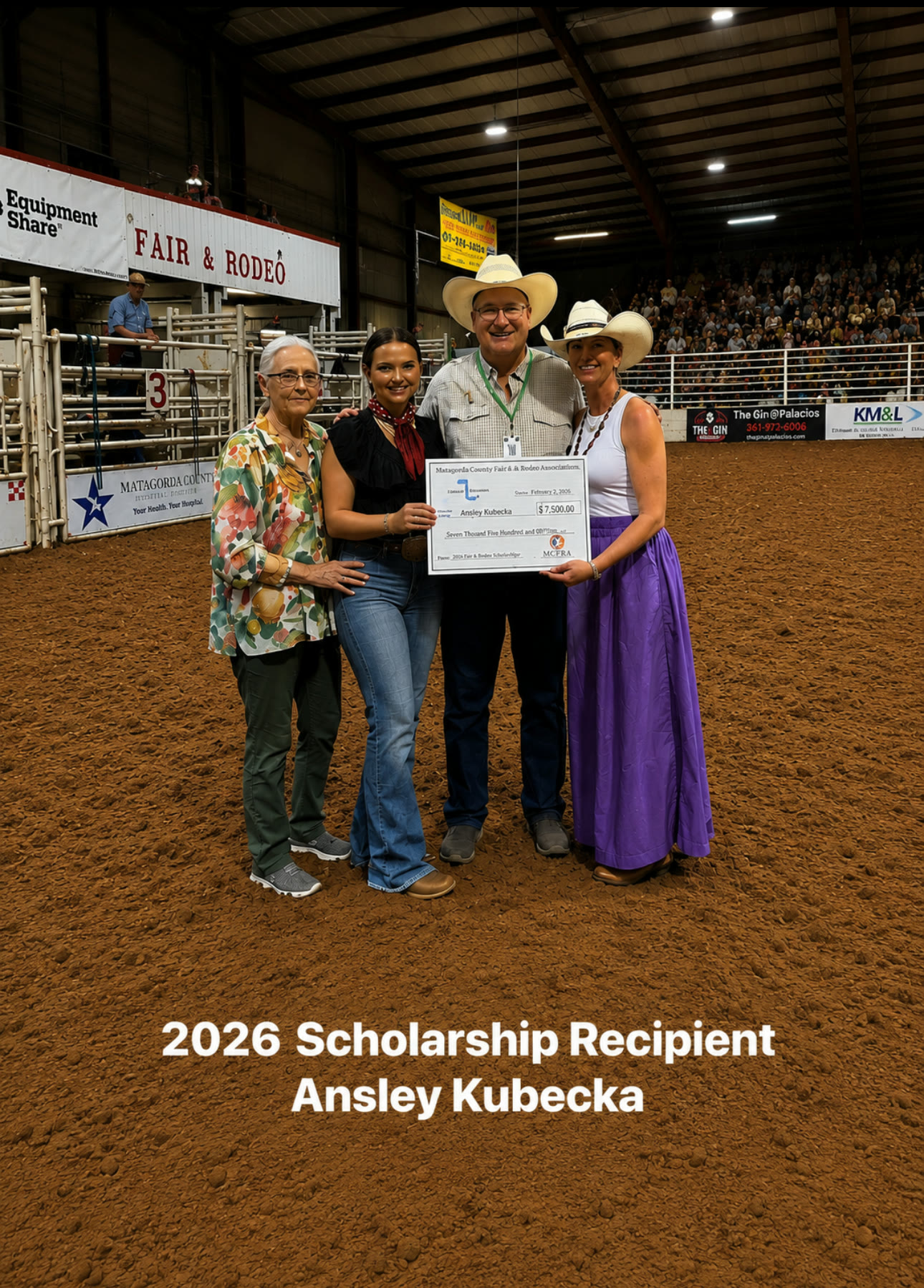 Ansley Kubecka — 2026 Donna Harrison Memorial Scholarship recipient